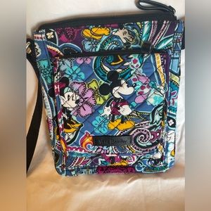 Vera Bradley Disney Parks Mickey and Minnie Crossbody Mini Hipster Purse